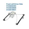 51338252393 51338252394 Front Door Power Window Lifter Regulator Without Motor for BMW E39 525i 528i 530i 540i
