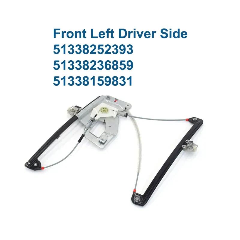 51338252393 51338252394 Front Door Power Window Lifter Regulator Without Motor for BMW E39 525i 528i 530i 540i