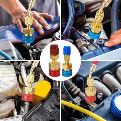 Kit de Engates Rápidos de Alta Pressão Liga de Zinco Kit de Engates Rápidos R1234YF Refrigeração Automotiva