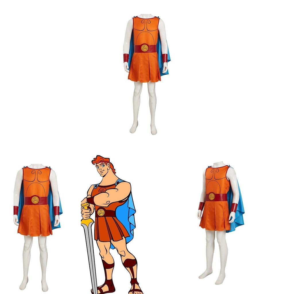 Hercules Cosplay Costume For Halloween With Polyester Fabric For Anime Fans