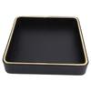 Perfume Tray Jewelry Trinket Organizer Tray Multipurpose Nightstand Organizer for Vanity Countertop Bedroom Black and