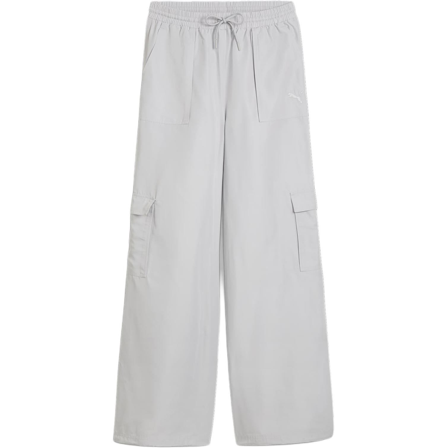 

Puma Dare To FW24 Midnight Mo Модные Свободные Удобные Повседневные Брюки Женские низы Светло-серый 630923-09 L