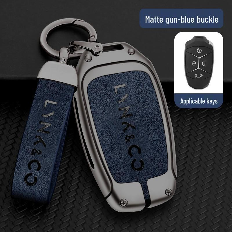 Compatible Lynk&Co 010203+05+0609 Metal Car Key Cover