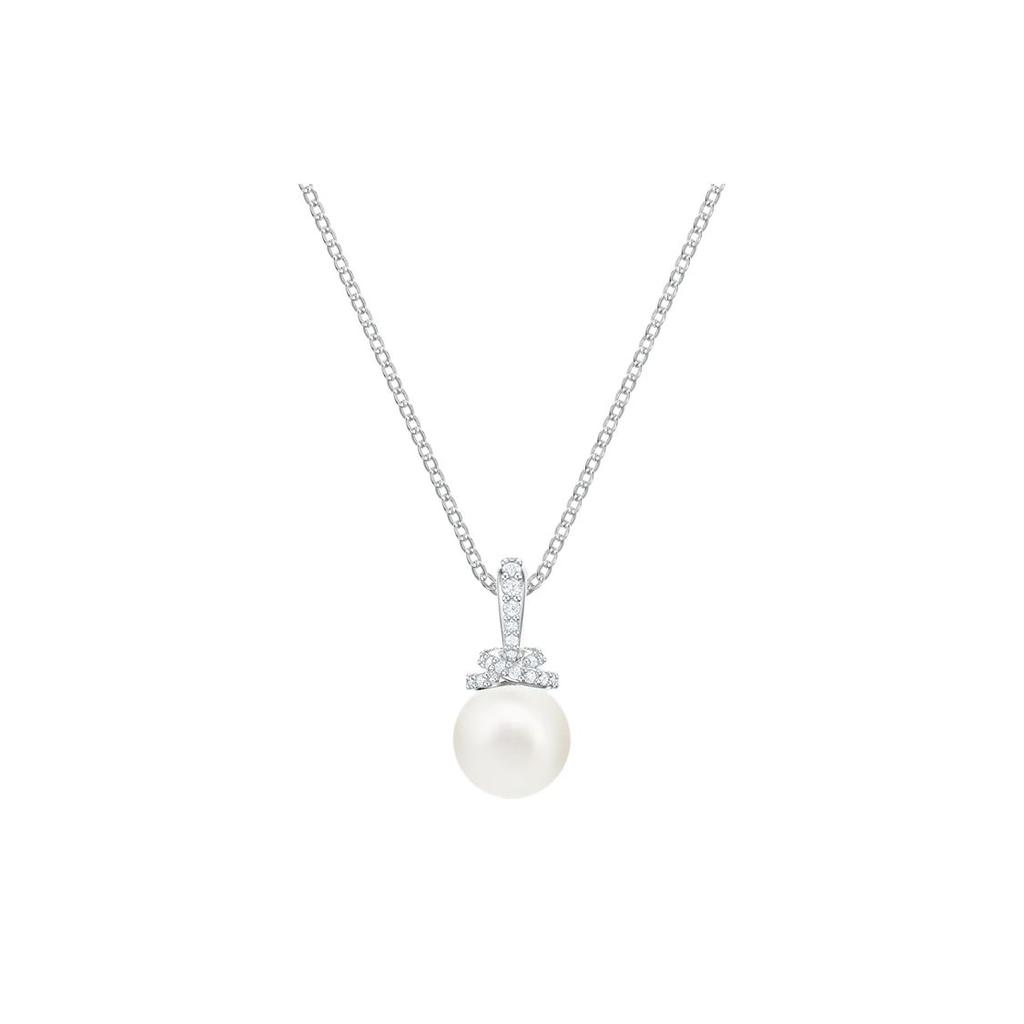 Swarovski Perlenkette Damen Halsketten Silber 5452584