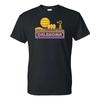 Oklahoma Groovy Sunset - Landschaft Ferienhaus Bundesstaat T-Shirt - Schwarz