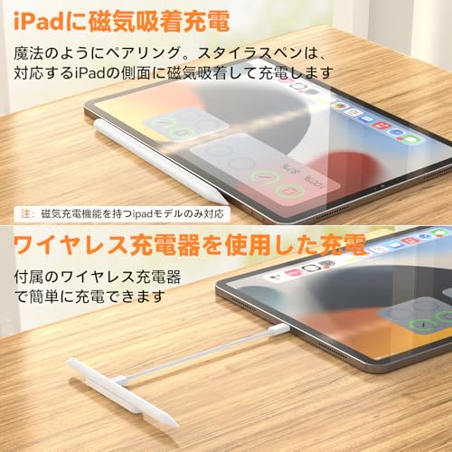 [Authentisch] Apple Pencil 2. Generation Bolvunes iPad Stift Kompatibel Kabelloses Laden [Durchbruch in der Spitzentechnologie] Stylus Stift mit Ul