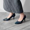 Himiko (Himiko) Switch Design Pointed Toe Pumps / 643303 Blue 220