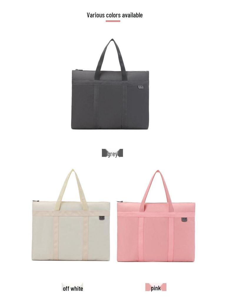 A4 Handheld Women’s Briefcase & Tote Bag for Files and Books