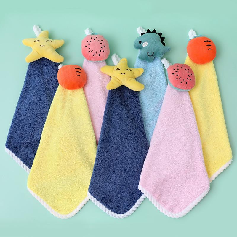 Children's Absorbent Thickened Hanging Towel
