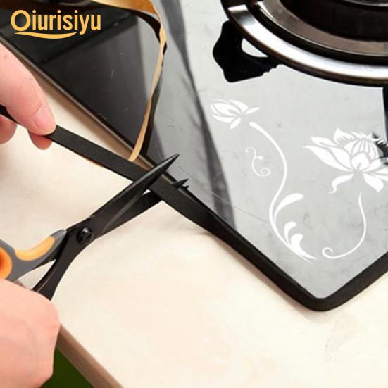 Self-adhesive Seal Strip Kitchen Door Window Gas Stove Sink Basin Edge Trim Happy Living