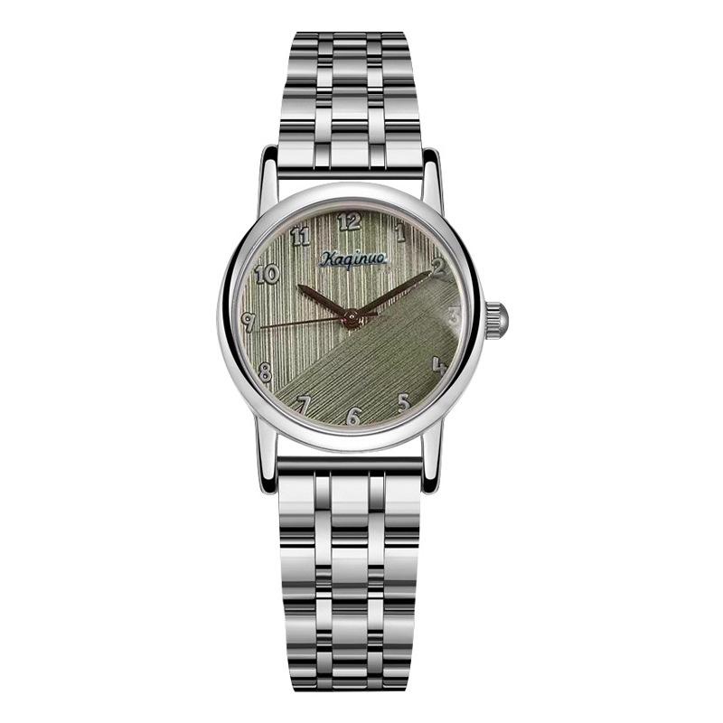 Kalter Wind Retro Nischenuhr Weiblich Dame Hoher Wert Quadratisch Einfaches Temperament Leichter Luxus High School Student Quarz