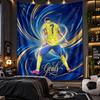 Wall Hanging Tapestry Cristiano Ronaldo Print Cloth for Living Room Bedroom Home Decor