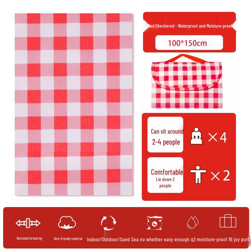 Portable Outdoor Picnic & Camping Mat: Moisture-Proof, Stylish, Essential for Spring Outings