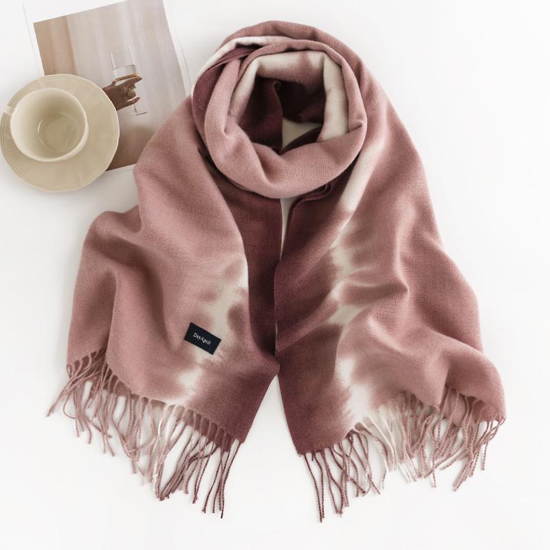 Winter Warm Print Cashmere Shawl Scarf Luxury Colorful Blanket Pashmina Wraps Bufanda With Tassel Casual Echarpe Poncho Stole