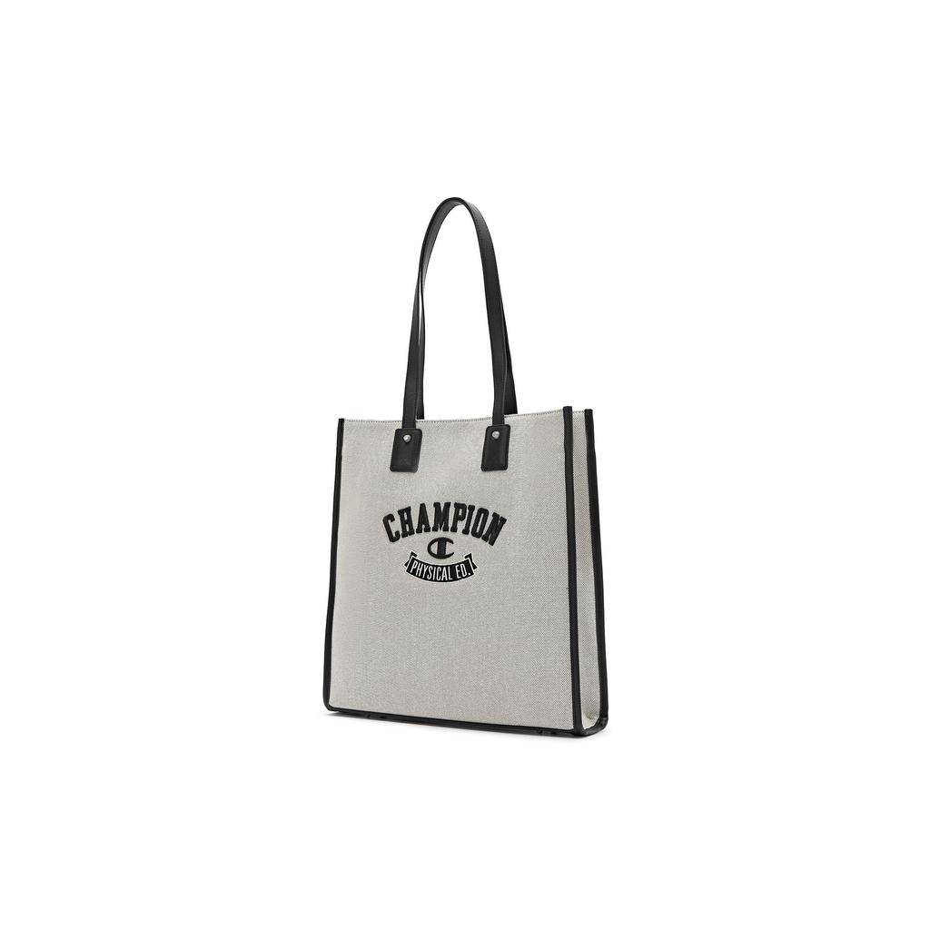 Champion FW24 Campus Tote Vintage Letter Texture Embroidered Logo Design Casual Simple Daily Commuting Fashion Versatile Unisex Shoulder Bag U4CACPU19