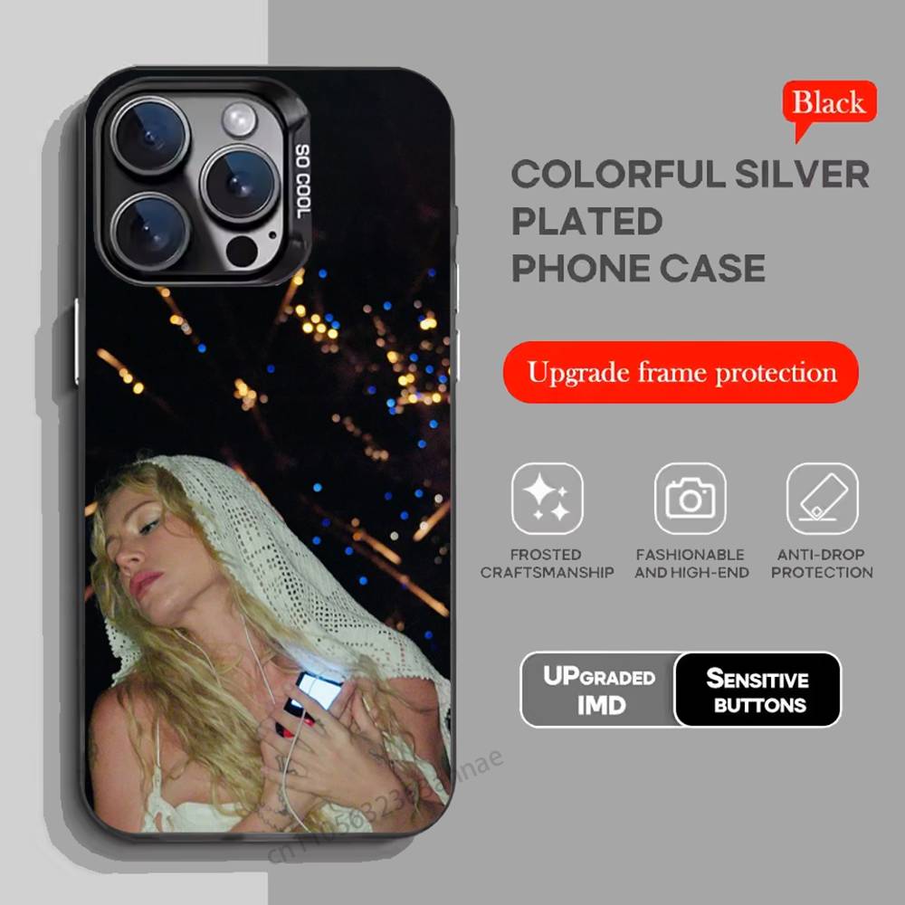 

Singer Slayyyter Phone Case For iPhone 17,16,15,14,13,12,11,Pro,Max,Plus,Mini,X,XS,XR,8,S,SE Soft Black Case iPhone12mini