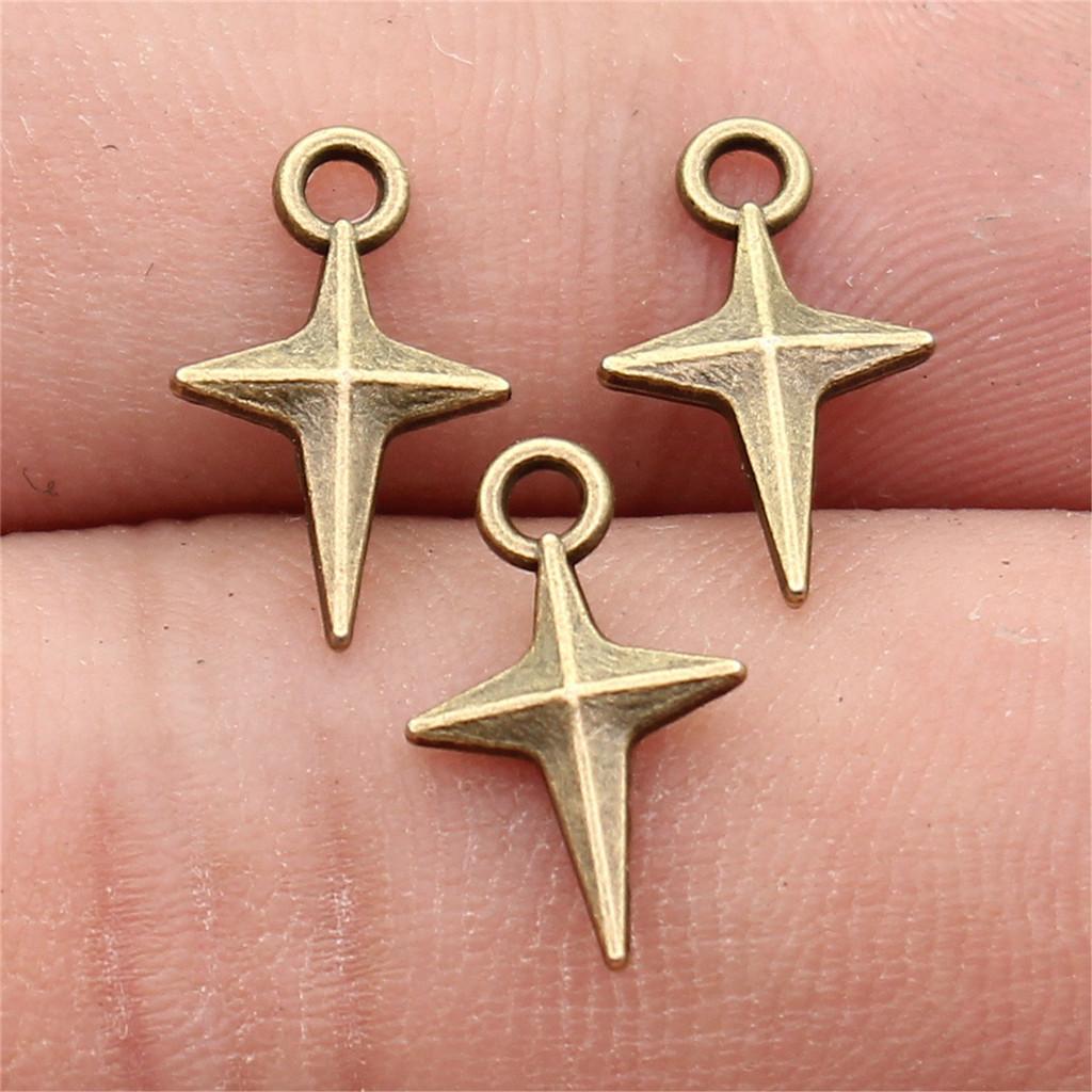 

Starbursts Shooting Stars Charm Antique Bronze Zinc Alloy Jewelry Making Supplies Kids Style Necklace Pendants Trendy A20-40pcs-15x9.1mm