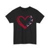 USA United Heart T-Shirt | Perfekt für jeden patriotischen Anlass | USA-Liebhaber Shirt