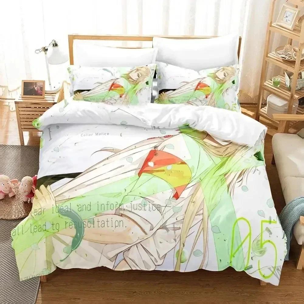 3D Print Anime Game Collar X Malice Bedding Set Printed With Pillowcase Bed Duvet Cover Soft Single Double Queen Super King Size