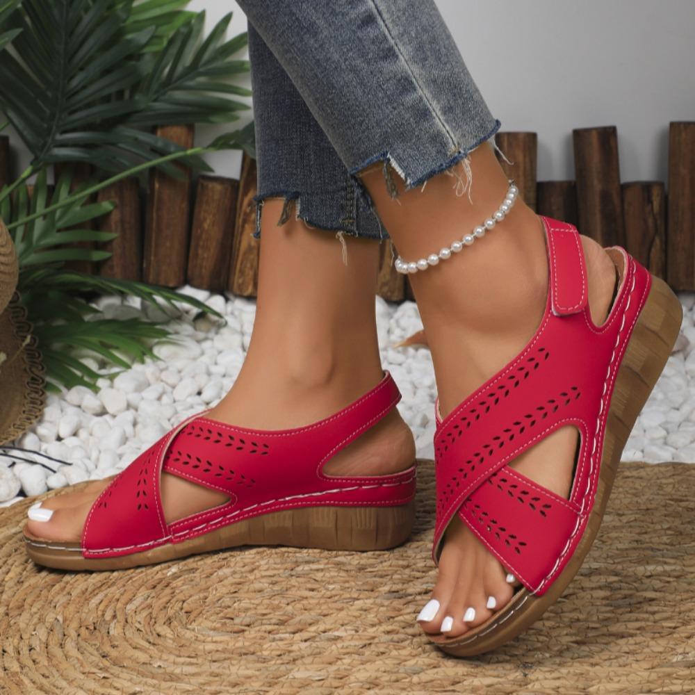 Sandali Casual da Donna Antiscivolo Leggeri Comodi con Zeppa e Suola Spessa