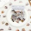 40 Sheets/Bag Kitty Puppy Hand Ledger Sticker Bag Playful Ledger Material Creative Stickers  Student