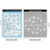 Christmas Snowflake Electrostatic Glass Stickers for Festive Atmosphere Decoration and Display Window Stickers