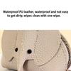 PU Leather Baby Elephant Coin Purse Women's Bag Pendant Creative Card Holder Storage Lipstick Envelope Zipper Money Bag