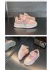 2025 Autumn Korean Style Girls' Heart Low-Top Canvas Sneakers for Children