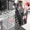 Transparent Desktop Pen Holder and Stationery Organizer for Home or Office Use