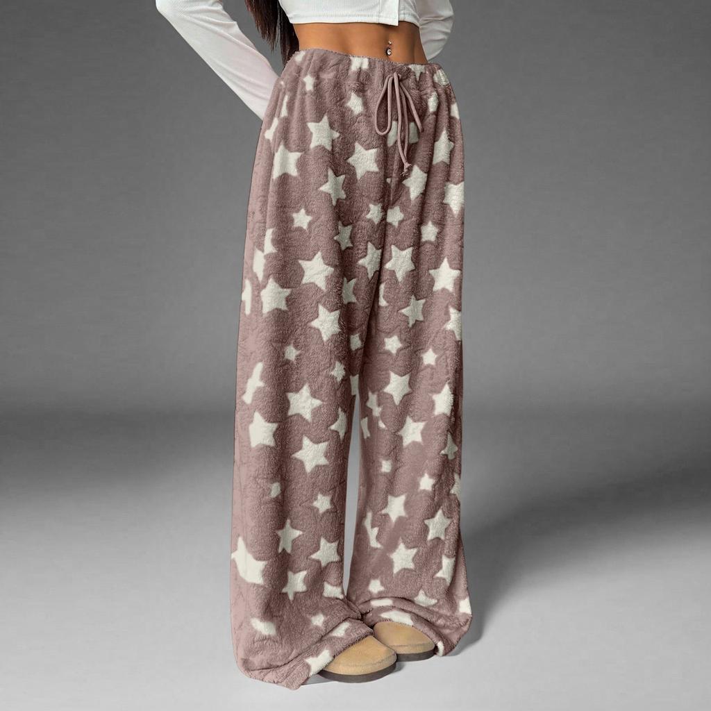Women's Winter Cotton Warm Loose-Fit Casual Sleep Pants