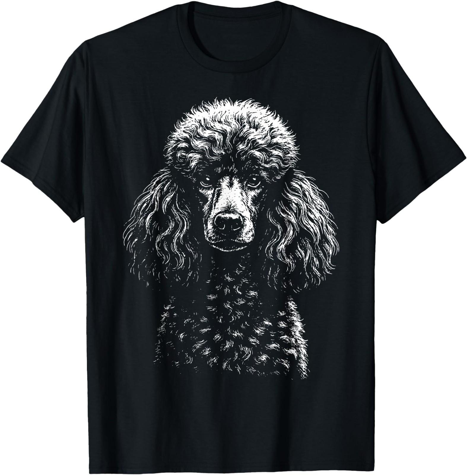 Poodle Illustration T- Unisex T-Shirt S