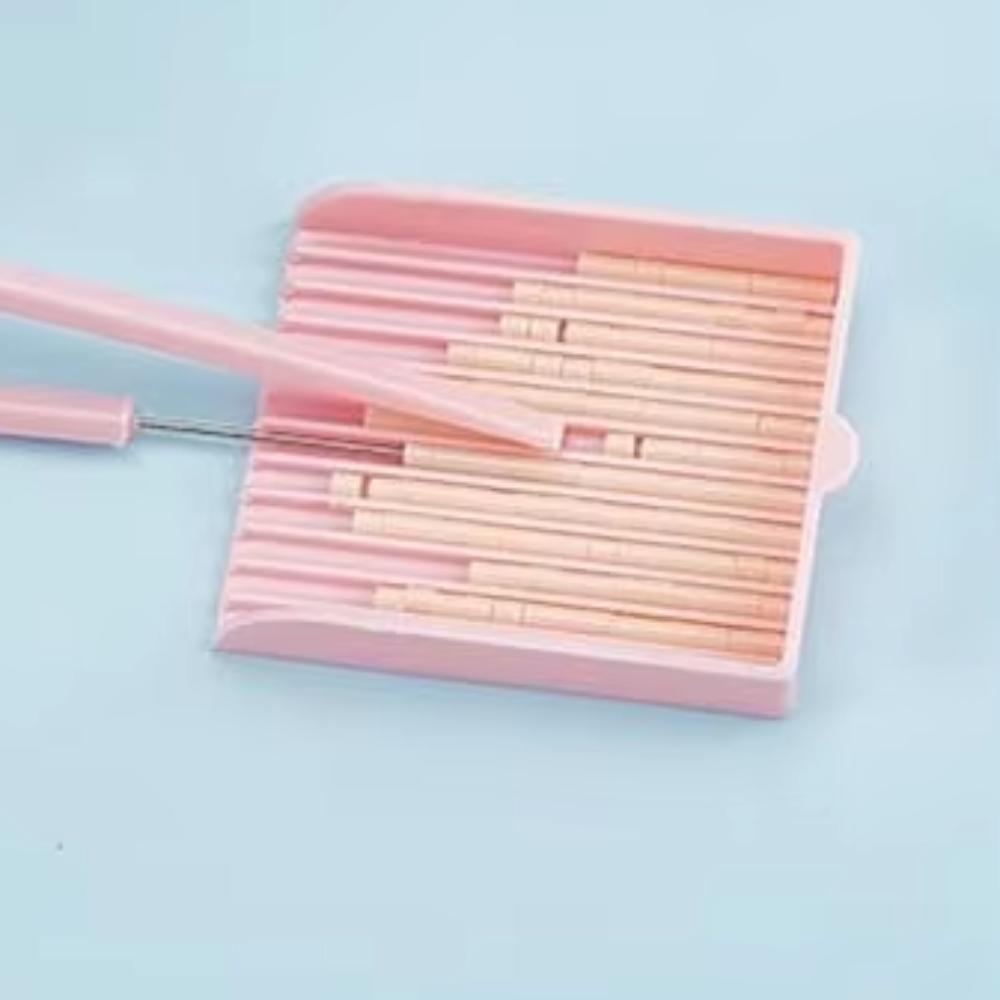 Stainless Steel Fuse Beads Picking Tray Kit 2.6mm Fuse Beads Plastic Beads Fuse Bead Single Needle Tweezer Single-Needle