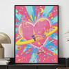 Diamond Painting Kit Full Diamond Round Mosaic Colorful Heart Moon Stars Rocket Dinosaur Fantasy Home Decor Gift