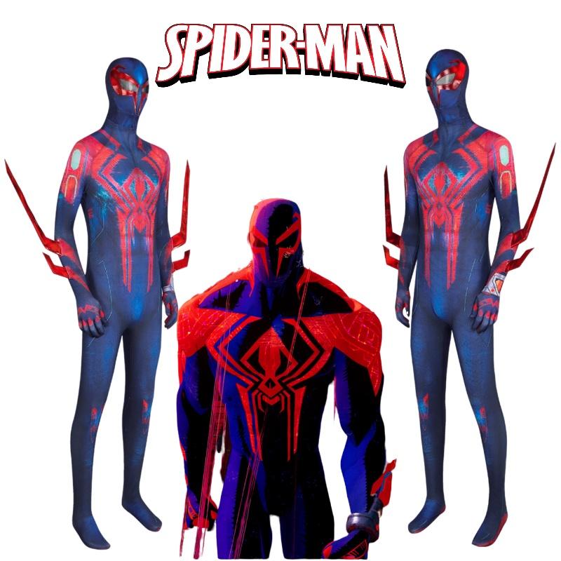 Spider-man 2099 Cosplaypak Polyester en Spandex Mix Ademend en Comfortabel Alle Maten Verkrijgbaar