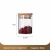 Borosilicate Glass Storage Jar with Bamboo Lid for Cereals, Grains, and Coffee Beans