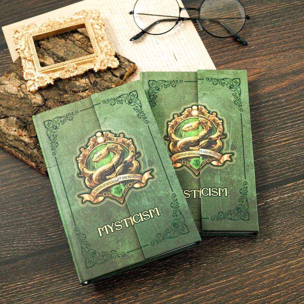 Mistikizm Mistikizm Serisi Defter Yeşil Retro Sert Kabuk Sert Kapak Muhasebe Defteri Kendin Yap El Kitabı Malzemesi