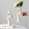 Nordische Kreative Große Hand Kleine Hand Keramikvase Leichter Luxus High-End Dekoratives Blumenarrangement Romantisches Kunstornament