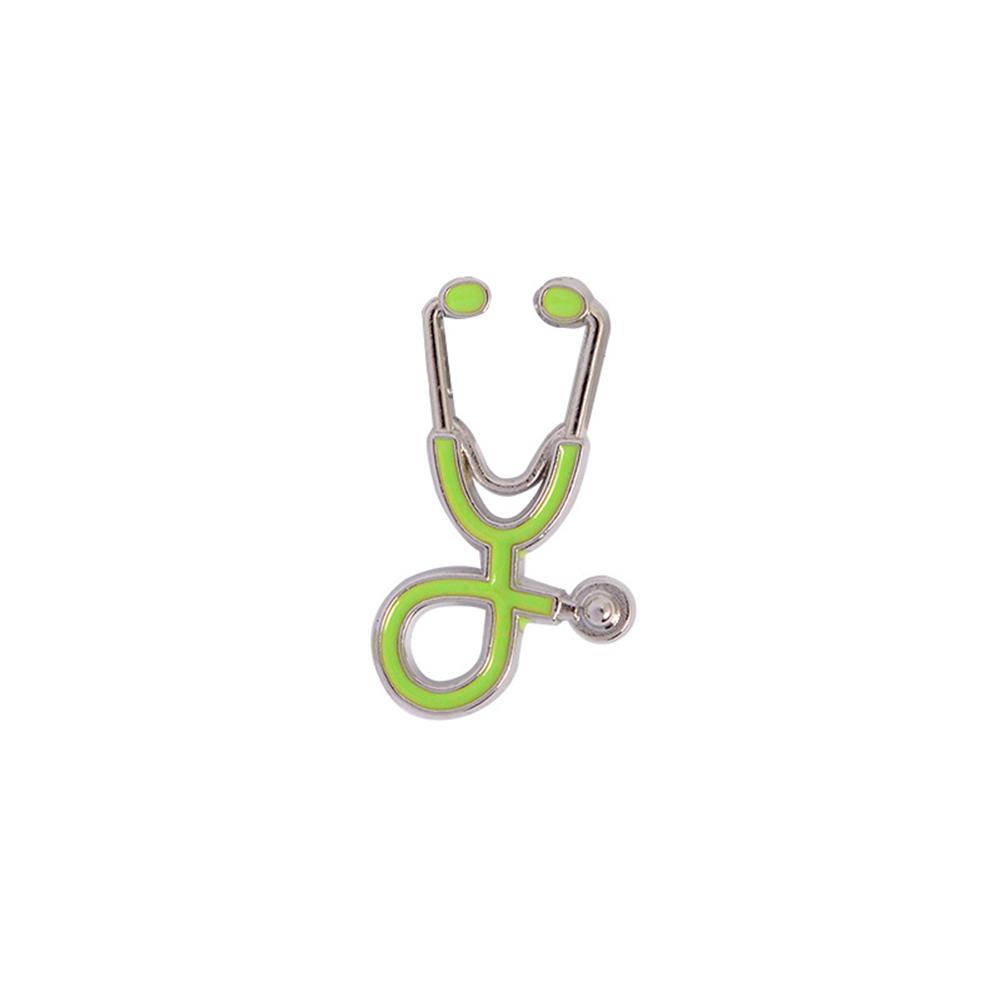 Creative Doctor Stethoscope Brooch Cute Cartoon Pins Jewelry Accessories For Women Girls
