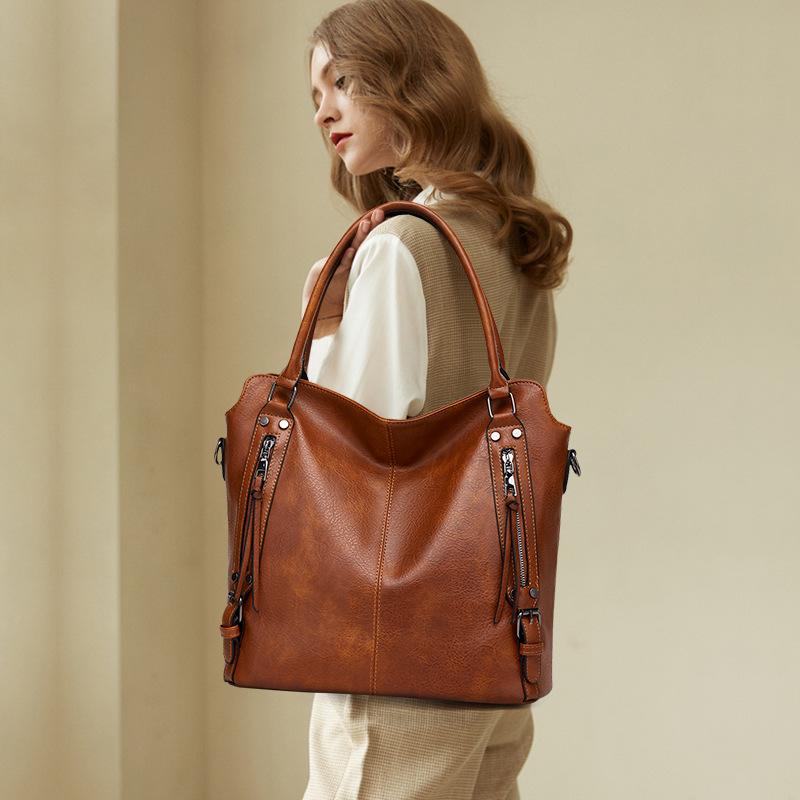 Child and Mother Bag Simple Large Capacity Single Shoulder Bag Female Bag Europe and The United States Large Bag Tote Bag Portable