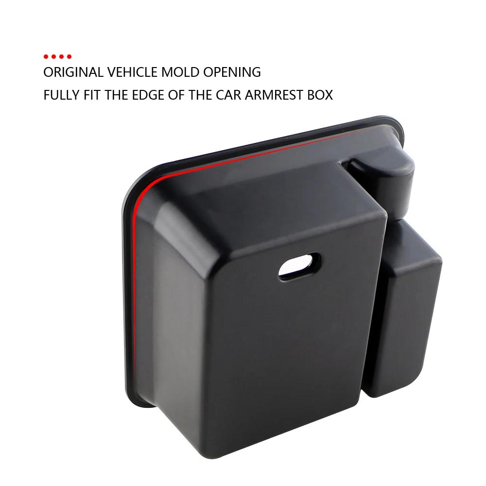 Car Storage Box For Volkswagen VW T-cross Tcross 2018 - 2025 Container Sorting Tray Car Organizer Accessories