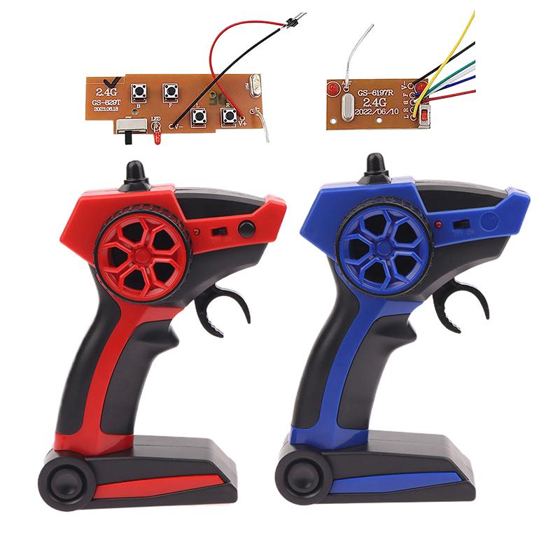 1 Set Diy Remote Control Boat Car Tank Remote Control Transmitter And Receiver Board 2.4G 4Ch For Ship Rc Car Vehicles