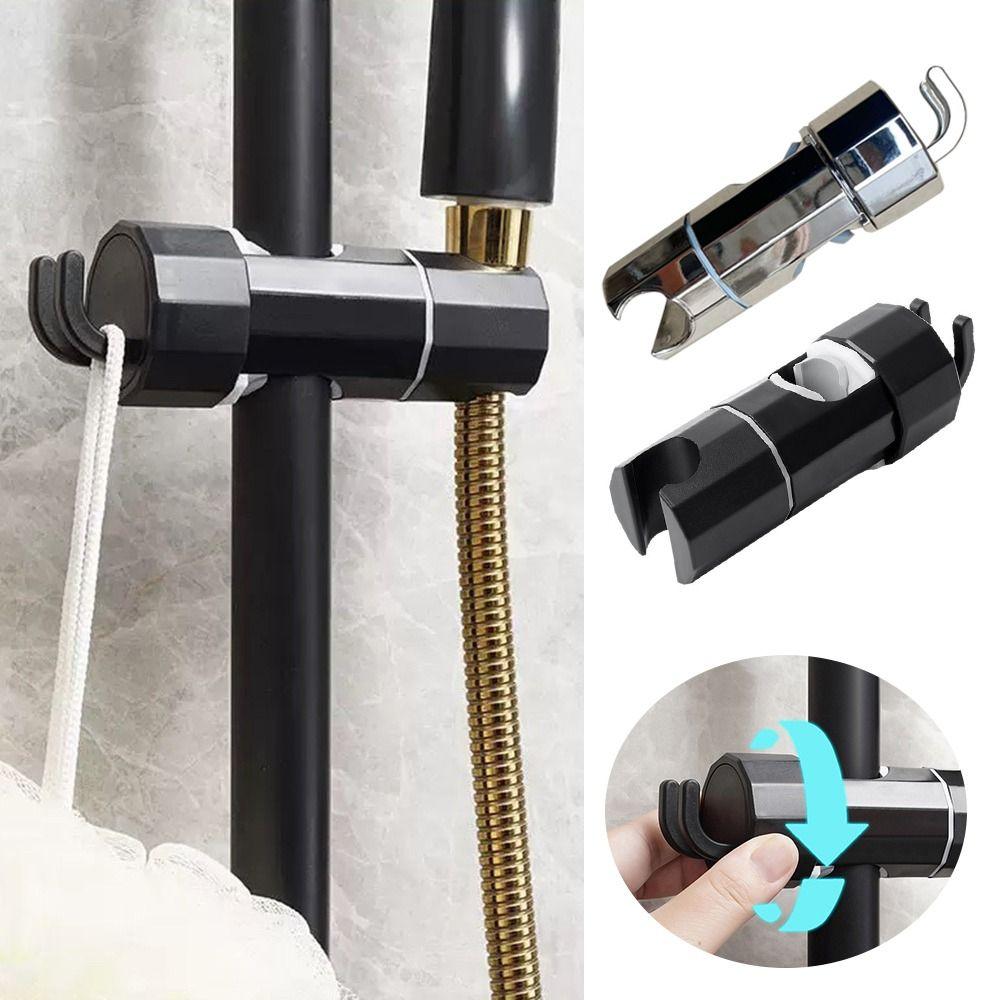 

360 Rotation Hook Design Shower Head Holder ABS Shower Faucet Mount Men Women чорний