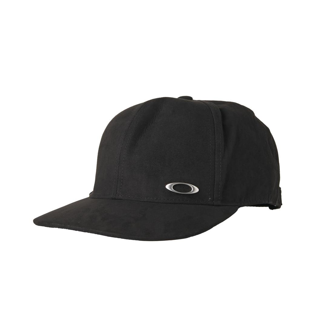 Oakley Skull Metal Cap FA 24.0 - HYDROLIX Moisture-Wicking Golf Hat - Blackout - One Size