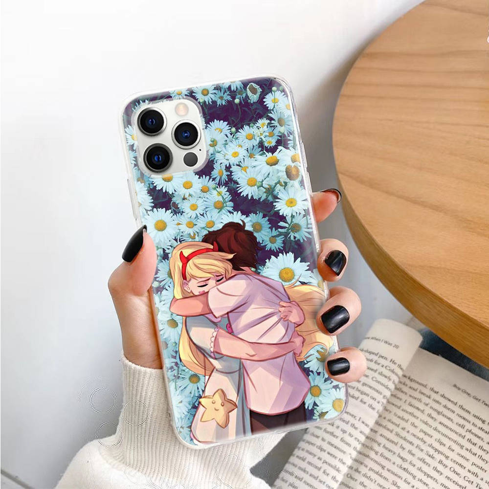 Star vs die Mächte des Bösen TPU-Hülle für iPhone XR 7 8 14 15 11 12 13 X XS Pro Max Xiaomi Redmi 13C Note 9 Samsung A22 S23 S24 Ultra Plus VIVO