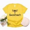 Sassenach Shirt Outlander Book Series T-Shirt Jamie Fraser Tee Tv Series Shirts Women Graphic Tees Short Sleeve Tshirt