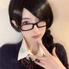 Japanese Korean Small Square Frame Glasses Women Retro Harajuku Clear Reading Blue Light Blocking Eyewear