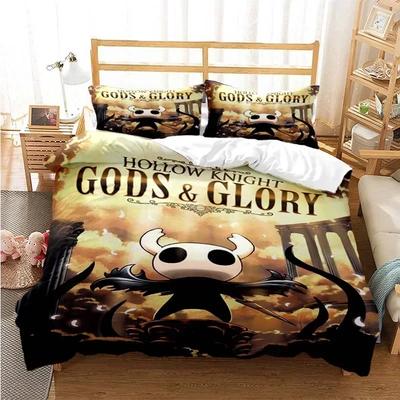 3Pcs Hollow Knight 3D Print Bedding Set Comfortable Set Room Decoration Home Textile Hollow Knights Gift Duvet Cover Set