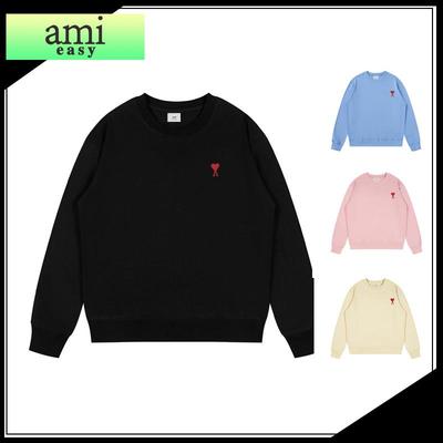 AMI&EASY Liebe Bestickter Buchstabe A Hoodie - Unisex Lässig Rundhals für Frühling/Herbst