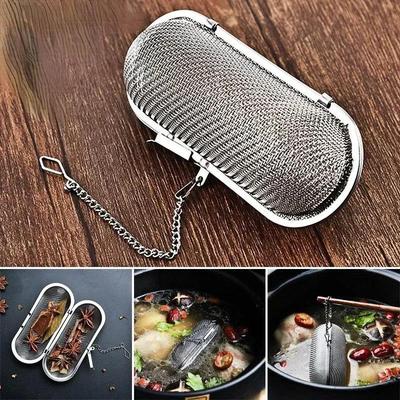 Kitchen Household Cooking Tools Stainless Steel Tea Maker Tea Spice Seasoning Ball Filter Teapot Fine Mesh Coffee Set Accessory