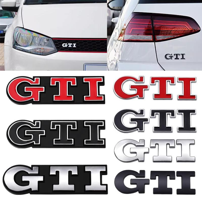 2026 Heiß Für VOLKSWAGEN VW 3D Metall Auto Kofferraum Aufkleber Kühlergrill Logo GTI Emblem Abzeichen Für Volkswagen Polo Golf 4 5 6 7 8 Mk4 Mk5 MK6